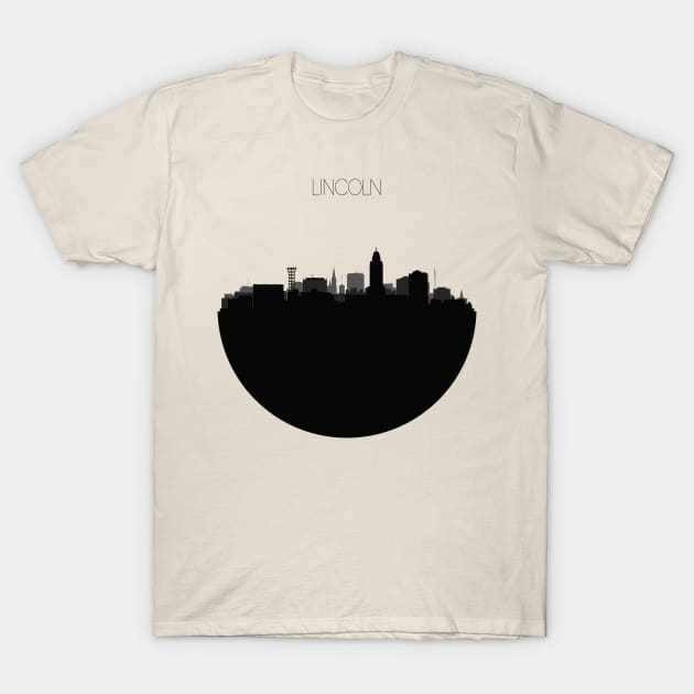 Lincoln Skyline T-Shirt by inspirowl